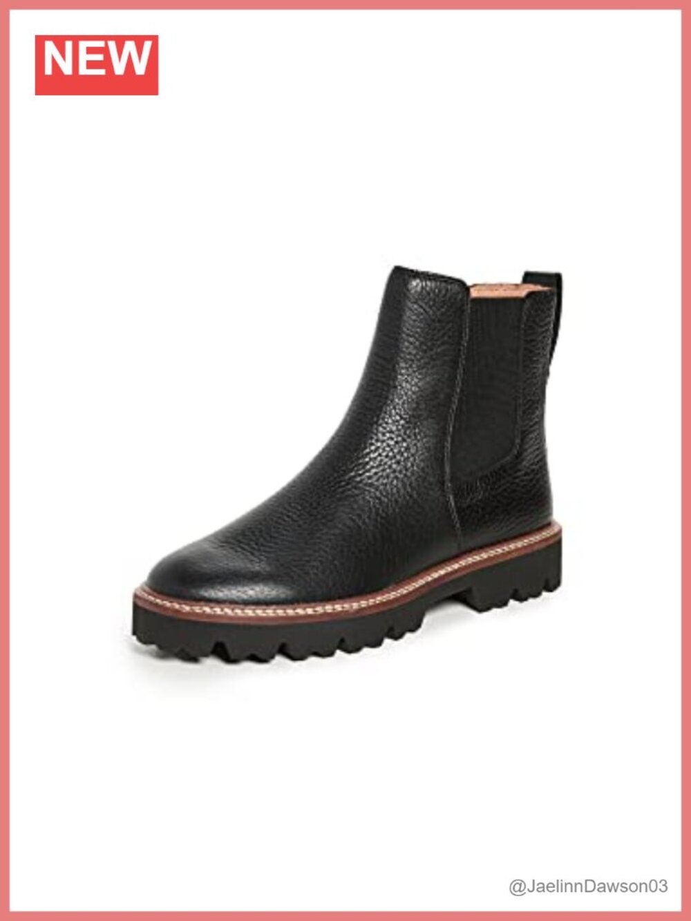 Madewell Citywalk Lugsole Chelsea Boot Leather Ankle Bootie Pull-On